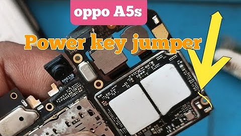 oppo A5s power key not working | oppo a5s power key jumper solution