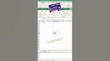 #shorts |Excel funny 🤣 magic tips and tricks | Advance Excel tips and tricks |#shortcuts CYBER WORLD