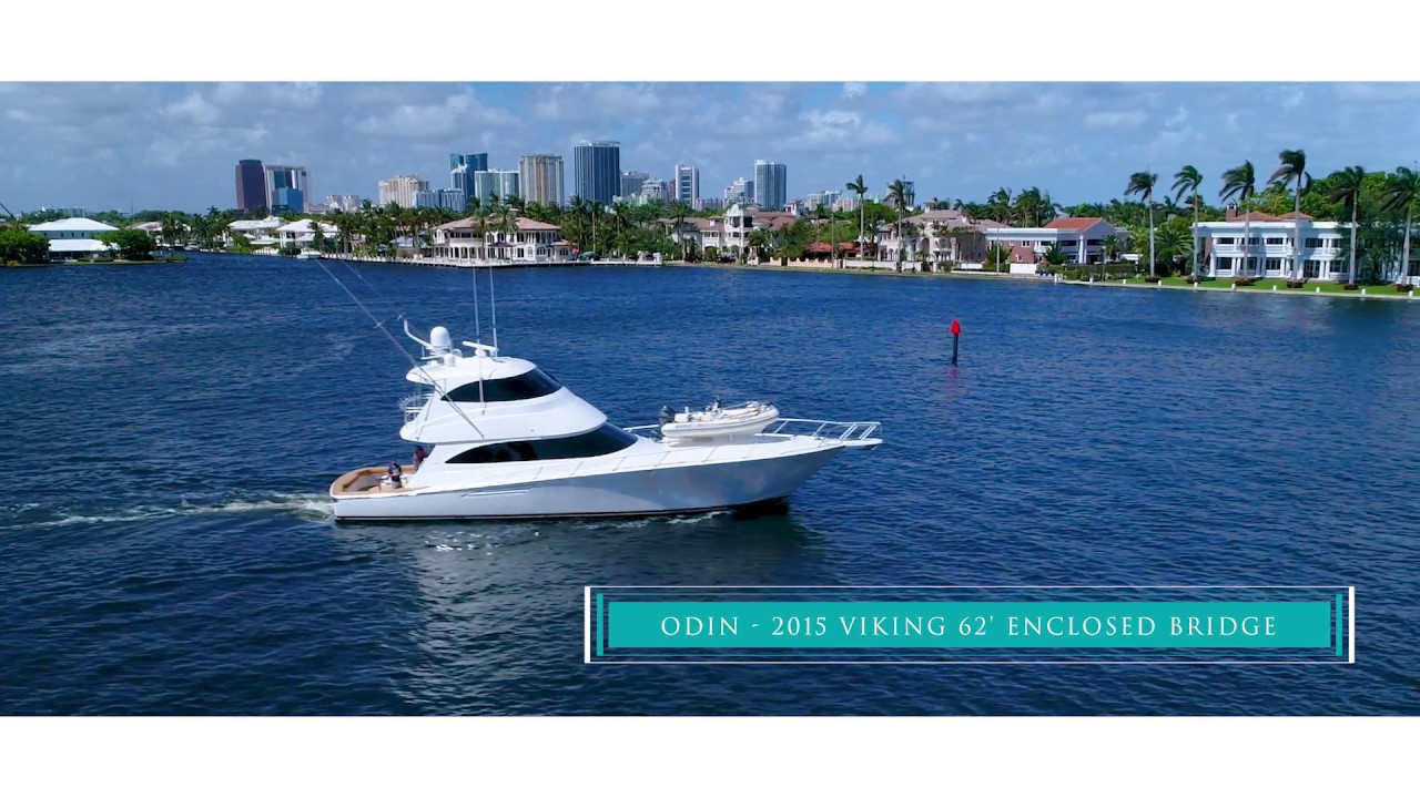 2015 Viking Yachts 62 Enclosed Bridge - Odin - For Sale With HMY