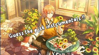 Guess the project sekai song by its instrumentals!!