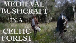 Shelter Building and Hunting Deer in the Forest with Smooth Gefixt | Early Medieval Bushcraft