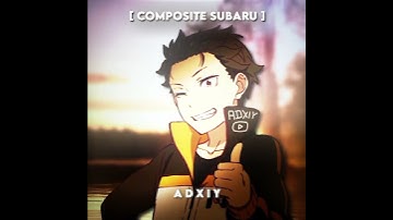 The Best 💀 Version Of Subaru 🔥 | Rezero Anime/Manga/Ln Edit