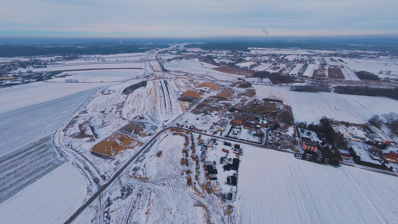 S1 – Węzeł Bieruń oraz obwodnica i dalej w stronę Mysłowic | Lot dronem FPV