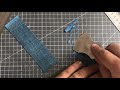 Making crocodile leather watch strap. Part 1