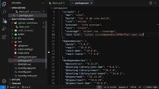 React Testing | 09.41 - Pipeline With Vitestjest Tests