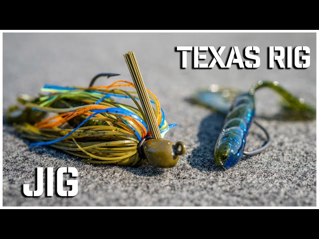 Is A JIG Or A TEXAS RIG Better For Bass Fishing? 