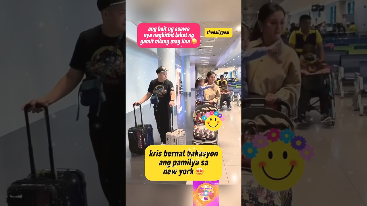 kris bernal asawa may bitbit lahat ng gamit 😍