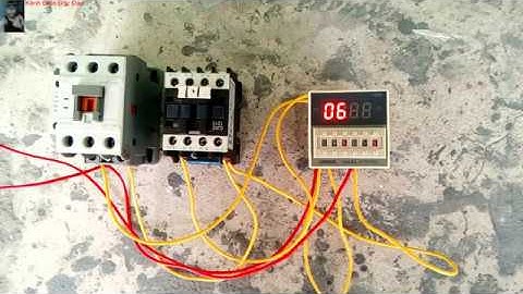 mạch điều hòa luân phiên dùng timer omron dh48s-s | Kênh Điện Độc Đáo - Trần Chiến