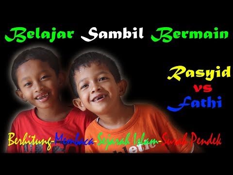 KOCAK HABIS : Adik ngajarin kakak belajar #BelajarSambilBermain