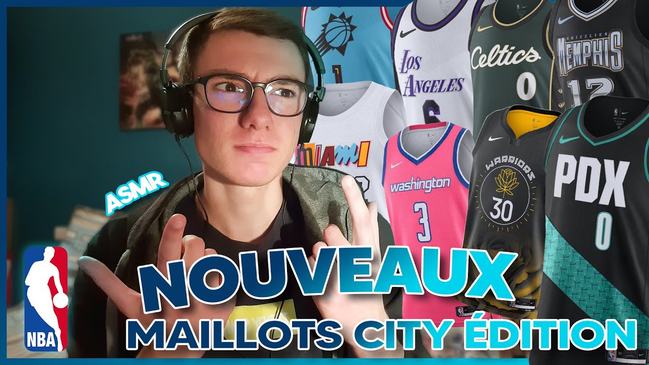 ASMR - Découverte NOUVEAUX MAILLOTS NBA City Edition 2023