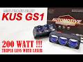 Review Mini Projie KUS GS1 Triple Lens 200 Watt