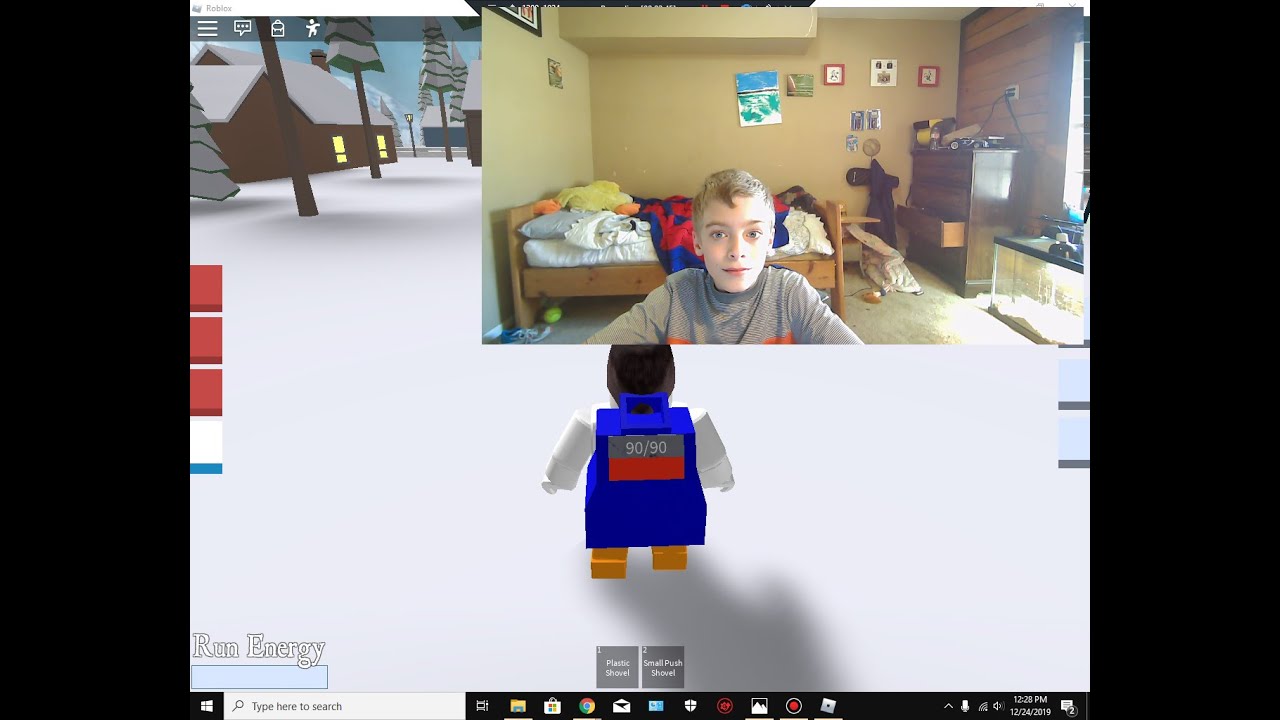 🎄Snow shoveling simulator gameplay!🎄(Roblox)