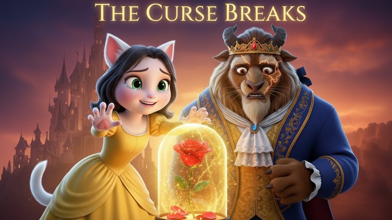 Beauty and the Beast 🐾🌹 | The Rose of Whiskerwood | Full Movie | 3D Animation | Cat's Eye View