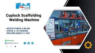 Stop Manual Welding! 🛑 High-Speed Cuplock Scaffolding Welding Machine by TL PATHAK GROUP