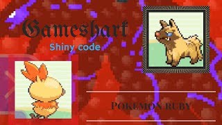 Pokemon Ruby Gameshark Shiny code screenshot 3