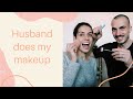Husband does my makeup kihívás | Inez Dragos