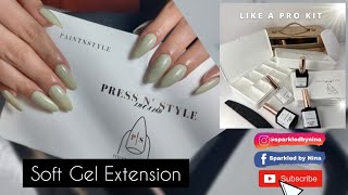 Press N' Style | Like a Pro | Soft Gel Extension | Actual Client | Watch me work screenshot 1