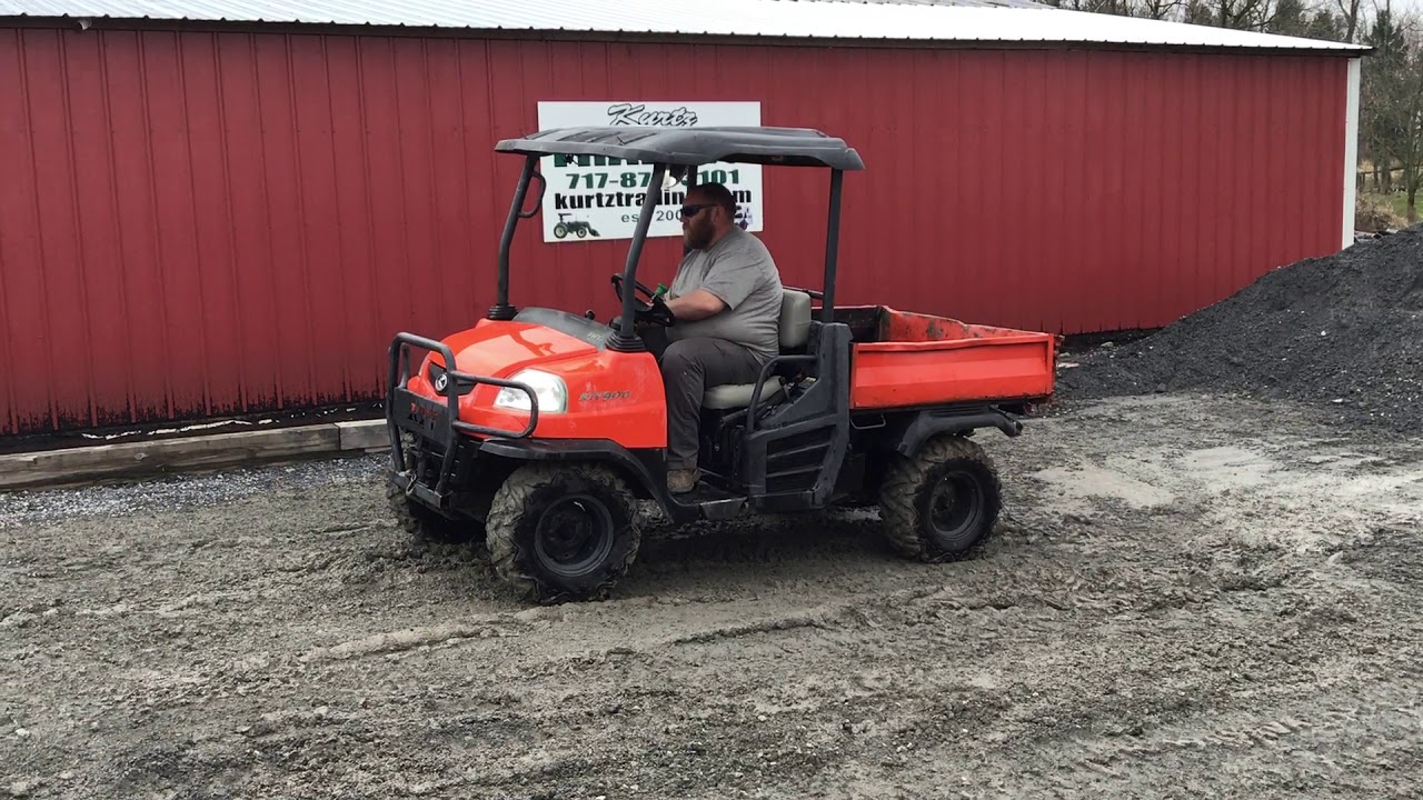 KUBOTA RTV900 UTILITY VEHICLE - YouTube