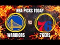NBA Picks Today 3/1/25 NBA Picks and Predictions NBA Bets Today Warriors vs 76ers