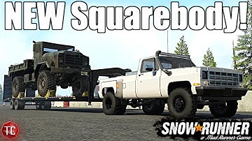SnowRunner: The Delta Pickup (Chevy Squarebody) Dually & MUDTRUCK!
