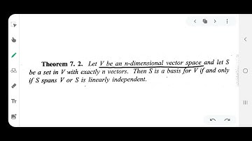 Theorem /// Elementary Linear Algebra// Fourth Semester BSc Core Mathematics