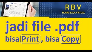 Cara Download Ebook Modul UT (Universitas Terbuka) menjadi 'File .PDF'