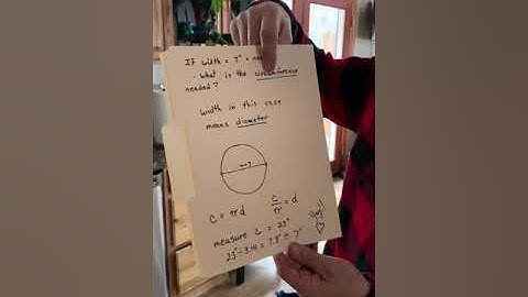 Video #1 Measuring Circumference and Calculating Diameter of a Tree
