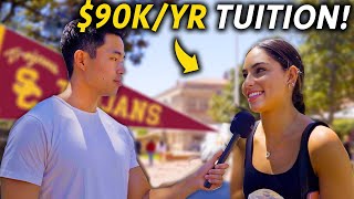 Asking USC Students How Much Debt They're In (SHOCKING)