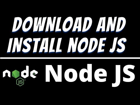 How to download and install Node JS on windows 10