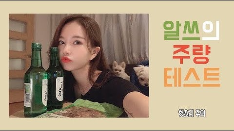 알쓰의 소주 주량테스트&술주정 / 자취녀의 혼술 헬파티 / 일상 브이로그