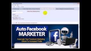 Auto Facebook Marketer - Automate Your Facebook Marketing With This new software screenshot 2