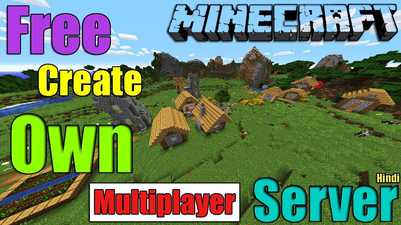 Free Create Own Minecraft Multiplayer Server Hindi Play Minecraft Multiplayer By Game Tech Assistant