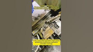 Small machine model screw thread rolling machine #fasteners