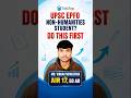 UPSC EPFO EO/AO Topper's Strategy for Non-Commerce & Non-Humanities Students