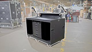 Installed FOH Work Station For Avid S6L Console | LM Cases