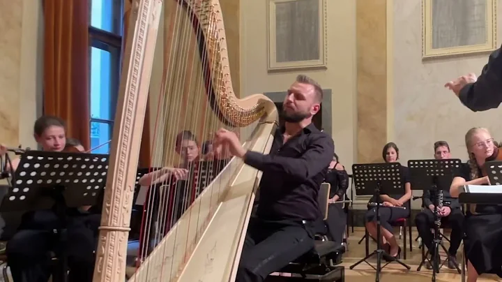 Reinhold Glire: Concerto for harp and orchestra op...