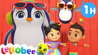 The Penguin Dance 🌻Lellobee City Farm - Kids Playhouse Song Mix by Preschool Playhouse 23,182 views 2 months ago 1 hour, 4 minutes
