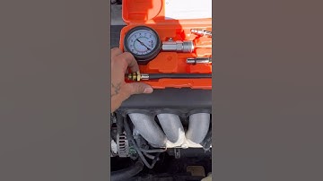 Quick little tip on how to use a compression tester to perform a leak down test. #automobile