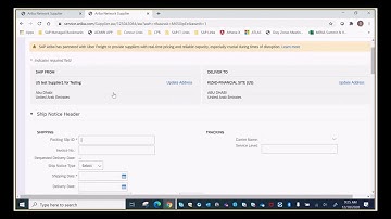 Al Dahra Advanced Ship Notice