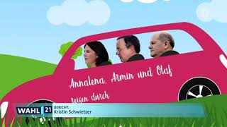 Das Linksgrüne Pink Fluffy Unicorns Wahlmobil 2021