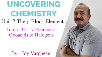 Video-20 Oxoacids of halogens