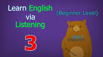Learn English via Listening Beginner Level | Lesson 3 | My Flower Garden