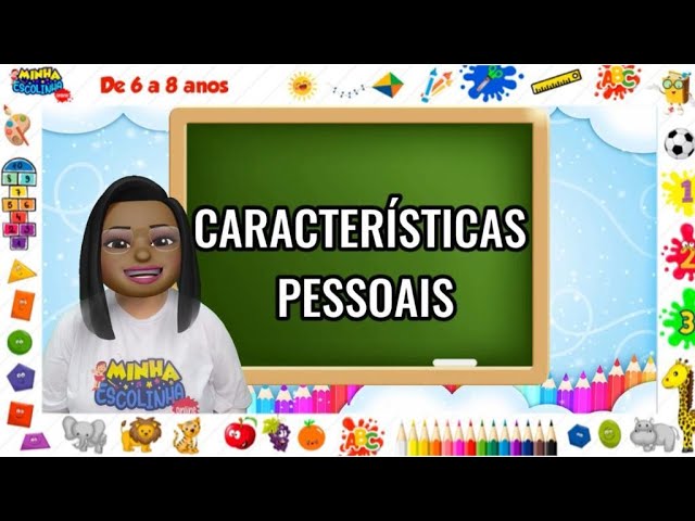 GEOGRAFIA - CARACTERÍSTICAS PESSOAIS