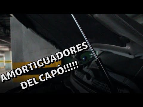 INSTALACIÓN AMORTIGUADORES DEL CAPÓ *SUPER FÁCIL* ✌ /Al Máximo.