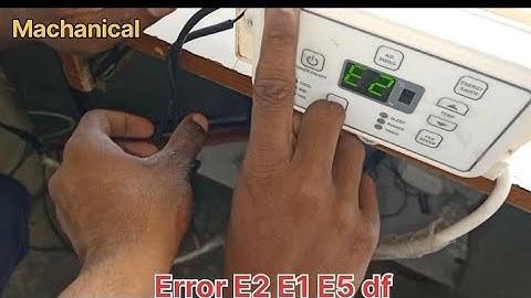 #voltas #windows #ac #error #code E1 E2 E3 E5 df कैसे ठीक करें ? #refrigeracion #airconditioner #new