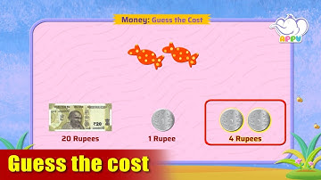 G1 - Module 18 - Exercise 5 - Guess the cost | Appu Series | Grade 1 Math Learning
