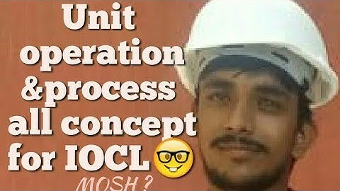 difference between unit operation and unit process|MOSH| EDUCATIONAL TOWER|BY PRADEEP SIR