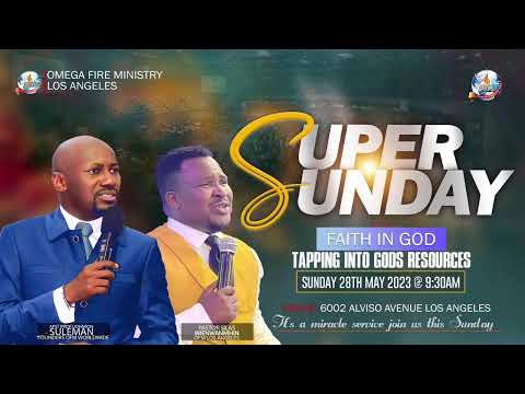 Omega Fire Ministry (OFM),Los Angeles:  Faith In God Sunday Service May 28th, 2023