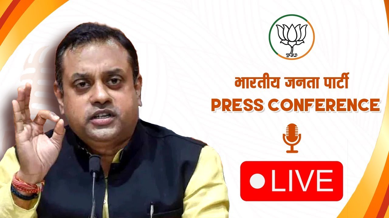 LIVE BJP National Spokesperson Dr Sambit Patra addresses press conference at BJP HQ New Delhi