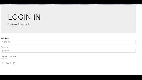 Flask-Login-example (Login register facebook Login - Python Flask)
